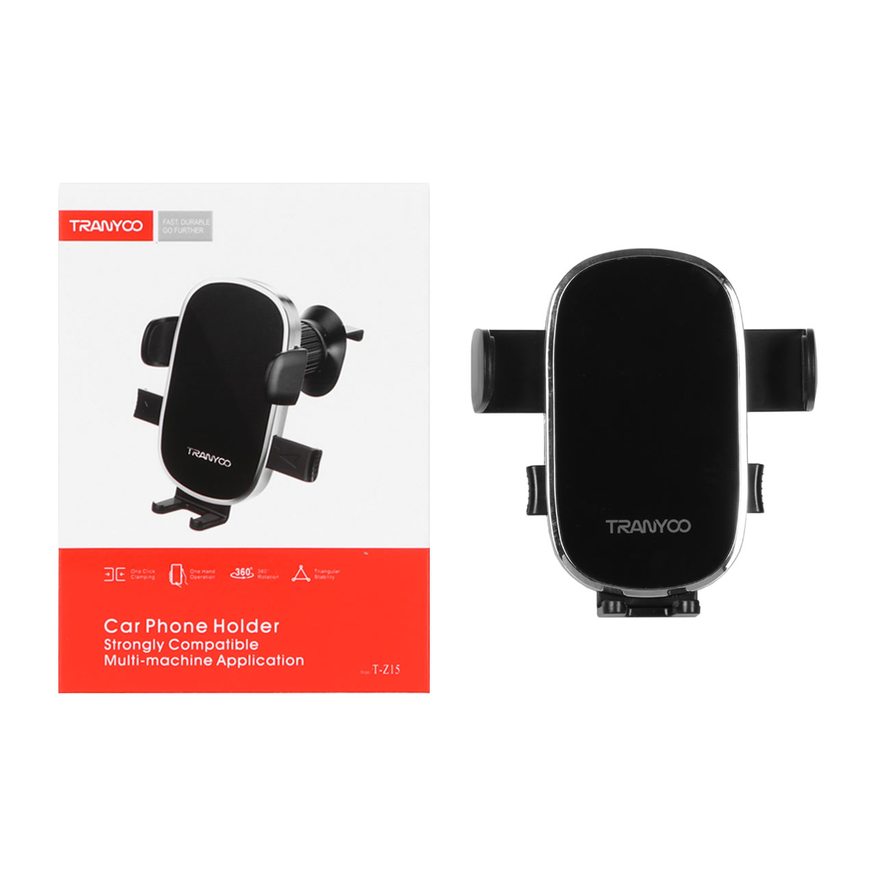 هولدر گوشی موبایل دریچه کولری Tranyoo مدل T-Z15- مشکی